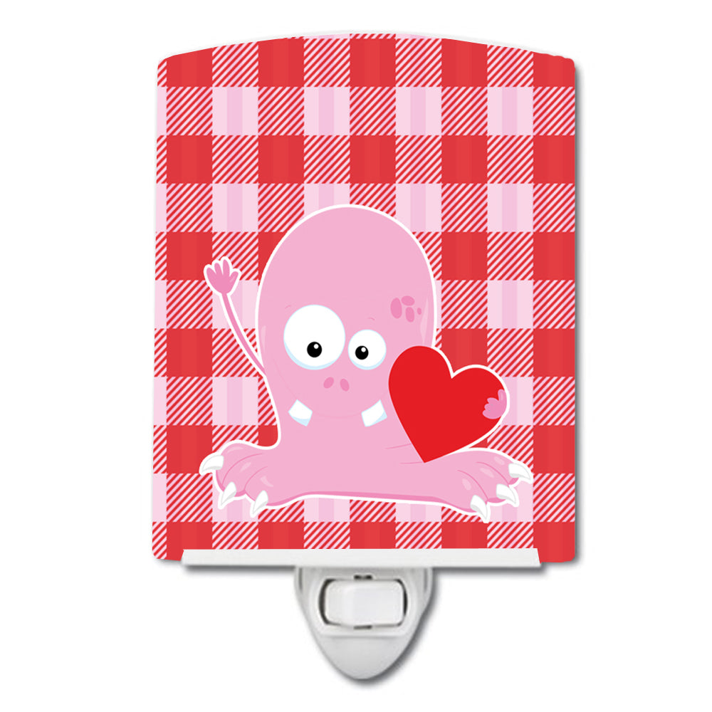 Cupid Monster Angel on Plaid Ceramic Night Light BB9119CNL - the-store.com