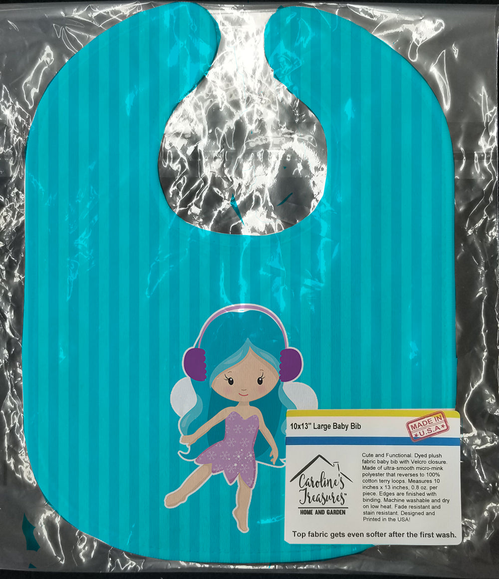 Blue Haired Fairy Baby Bib BB9147BIB - the-store.com