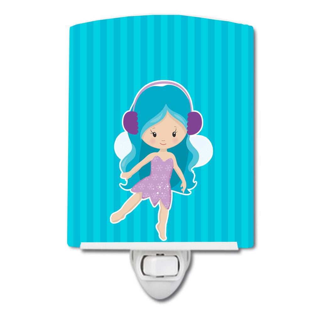 Blue Haired Fairy Ceramic Night Light BB9147CNL - the-store.com