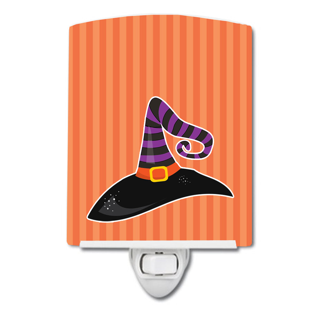 Halloween Witch's Hat #2 Ceramic Night Light BB9160CNL - the-store.com