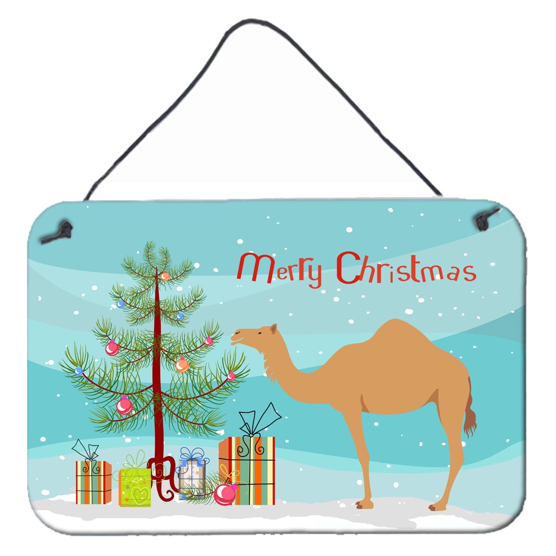 Arabian Camel Dromedary Christmas Wall or Door Hanging Prints BB9184DS812 by Caroline's Treasures