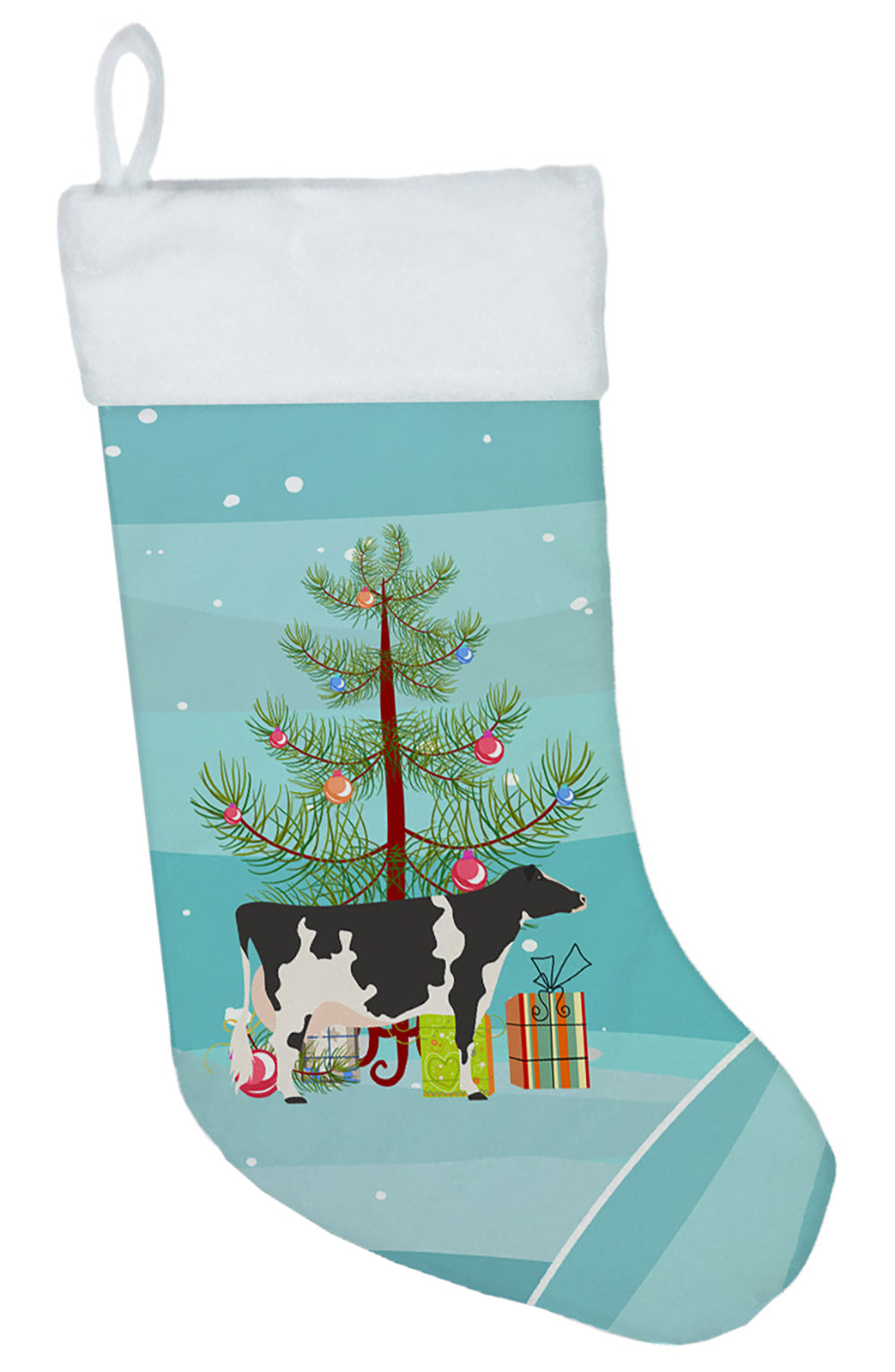 Holstein Cow Christmas Christmas Stocking BB9189CS  the-store.com.