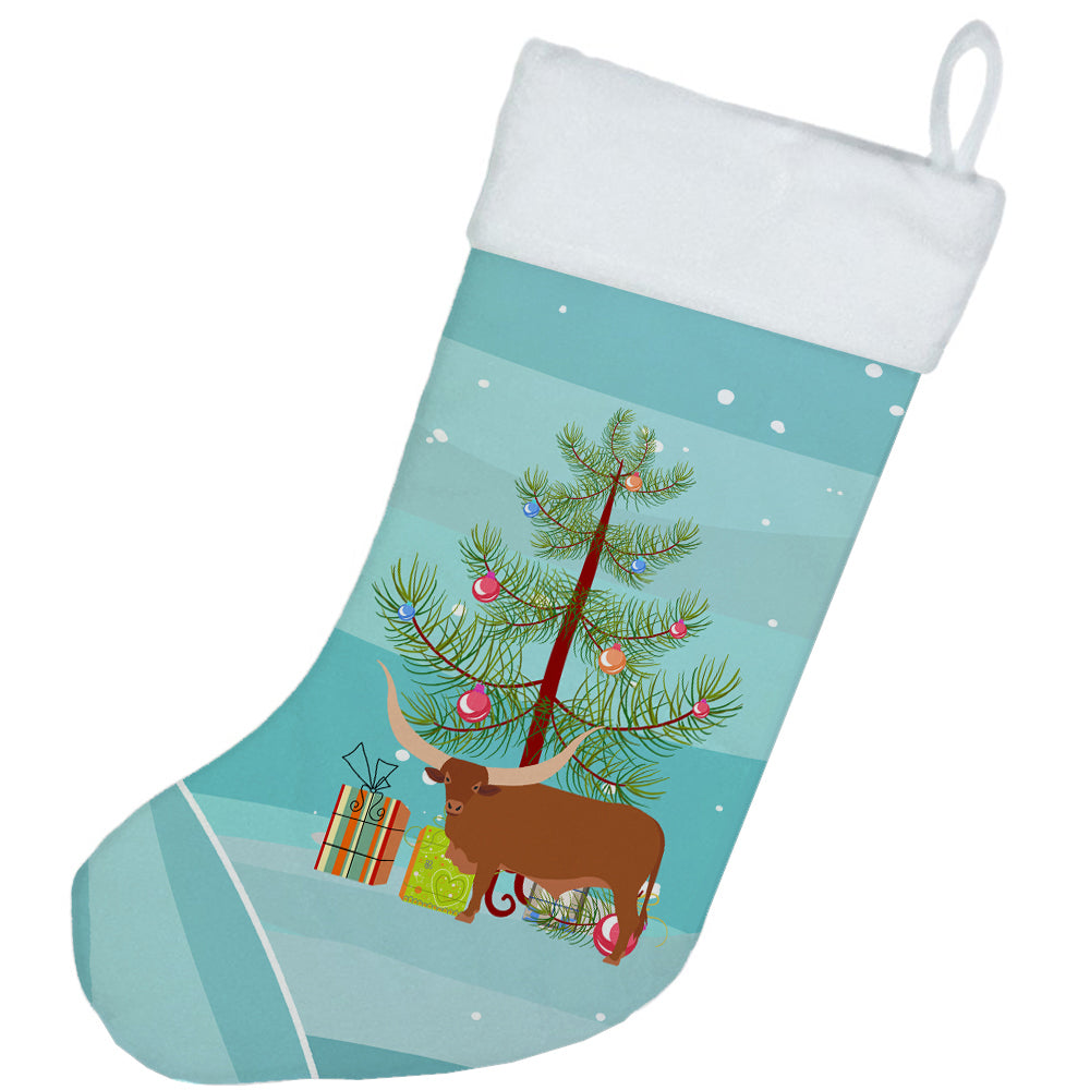 Ankole-Watusu Cow Christmas Christmas Stocking BB9190CS  the-store.com.