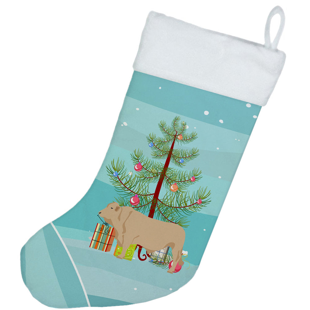 Charolais Cow Christmas Christmas Stocking BB9193CS  the-store.com.