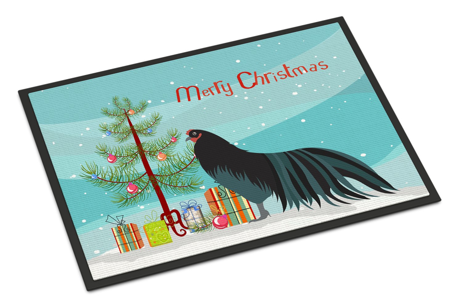 Sumatra Chicken Christmas Indoor or Outdoor Mat 24x36 BB9200JMAT by Caroline's Treasures