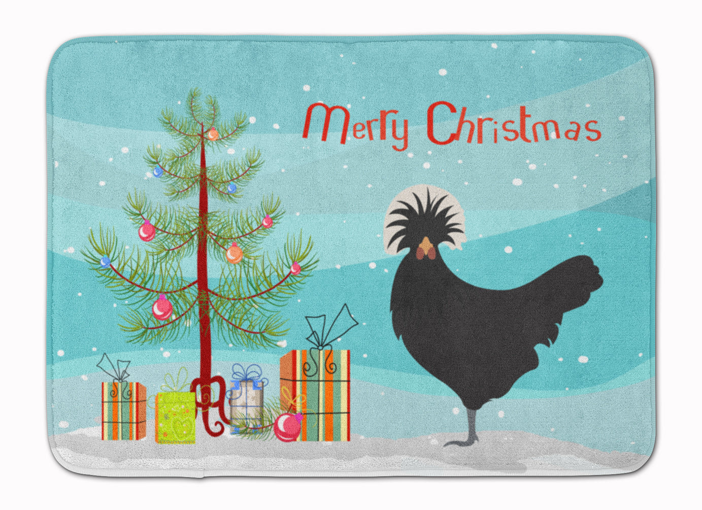 Polish Poland Chicken Christmas Machine Washable Memory Foam Mat BB9201RUG - the-store.com