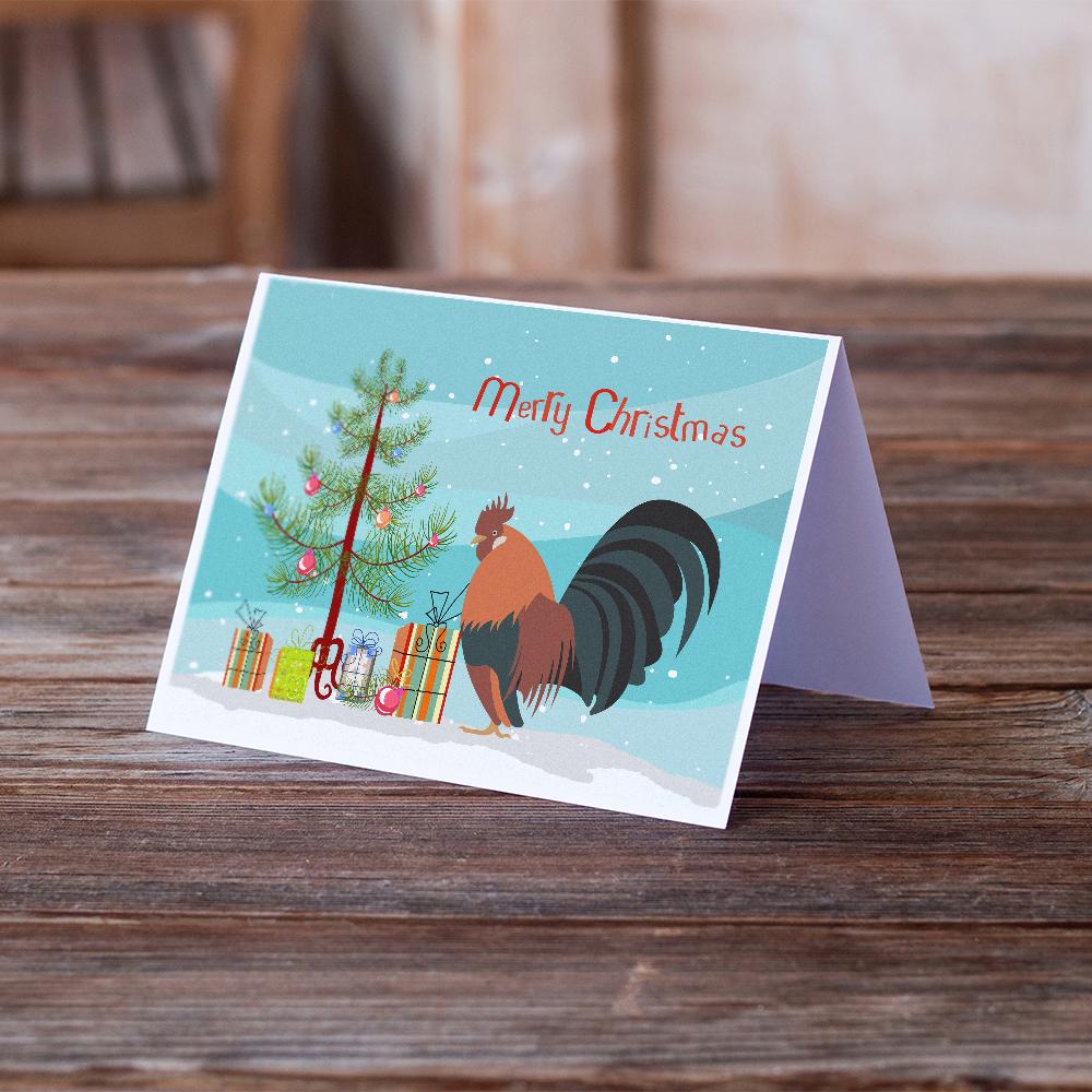 Buy this Dutch Bantam Chicken Christmas Greeting Cards and Envelopes Pack of 8