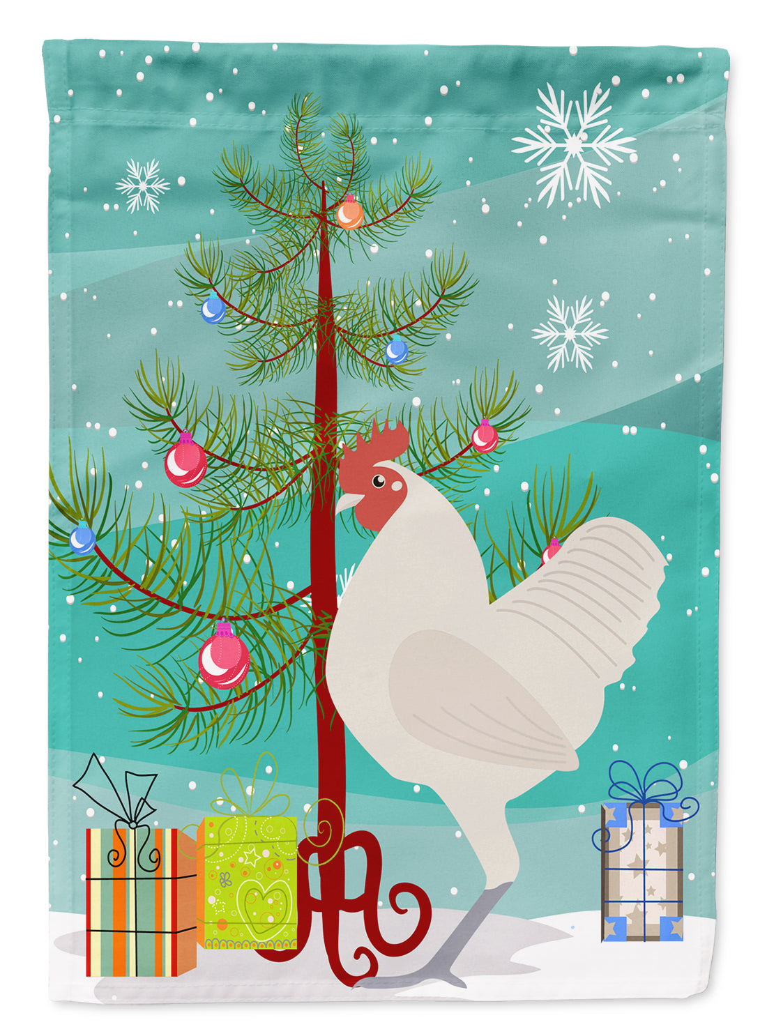 German Langshan Chicken Christmas Flag Garden Size BB9204GF  the-store.com.