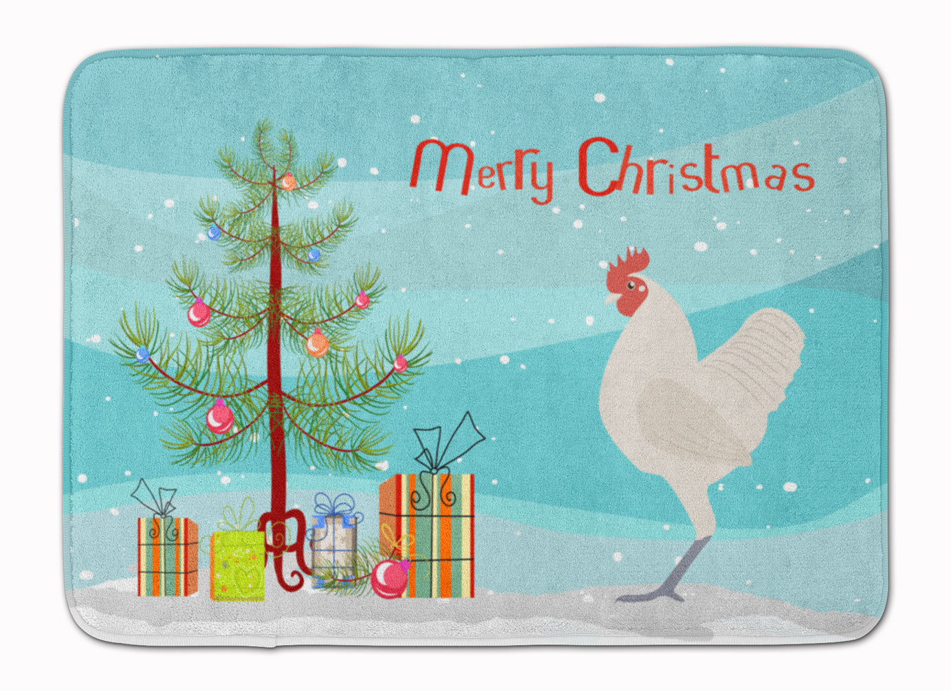 German Langshan Chicken Christmas Machine Washable Memory Foam Mat BB9204RUG - the-store.com