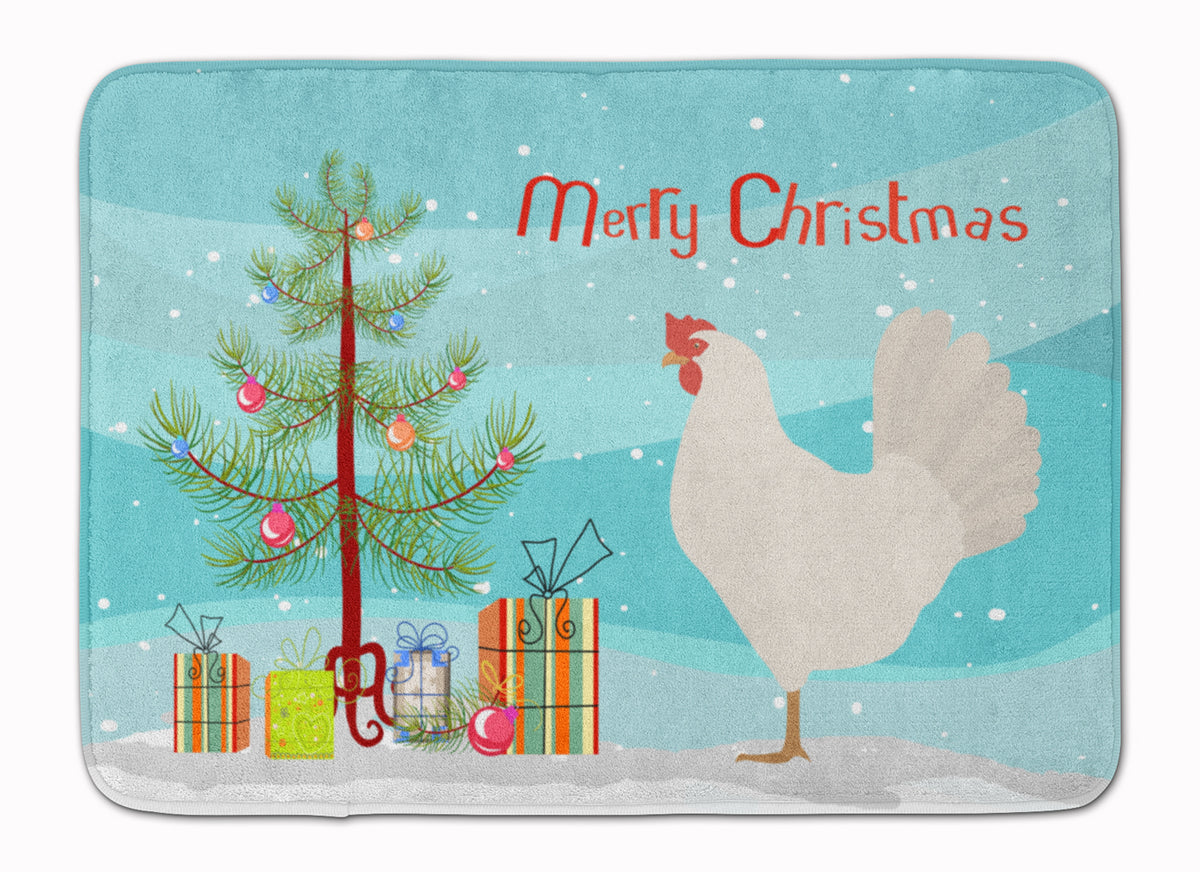 Leghorn Chicken Christmas Machine Washable Memory Foam Mat BB9207RUG - the-store.com