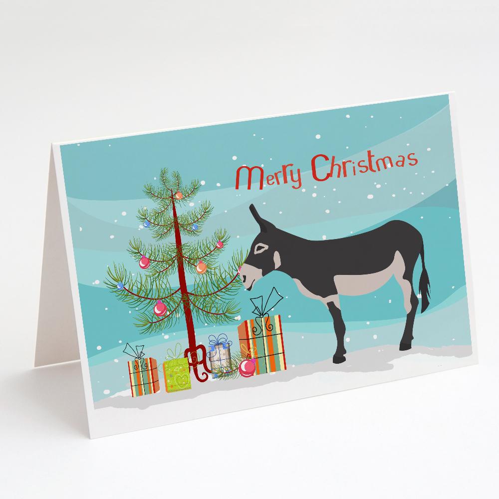 Buy this American Mammoth Jack Donkey Christmas Greeting Cards and Envelopes Pack of 8