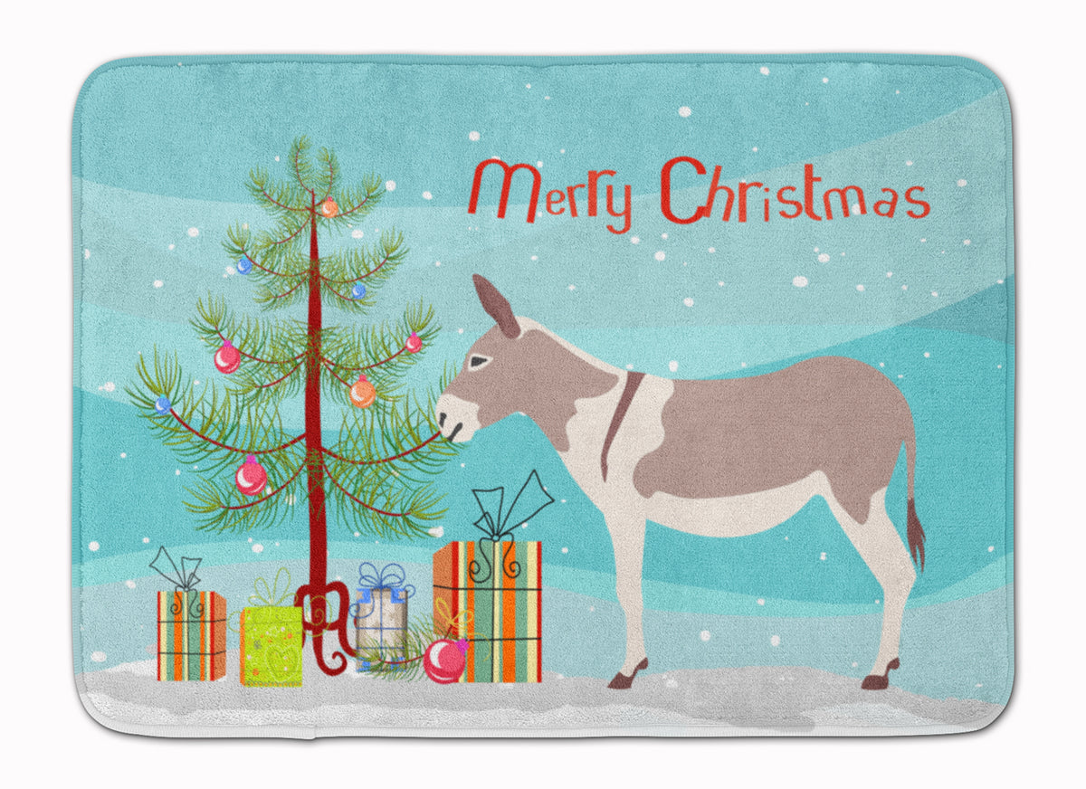 Australian Teamster Donkey Christmas Machine Washable Memory Foam Mat BB9213RUG - the-store.com