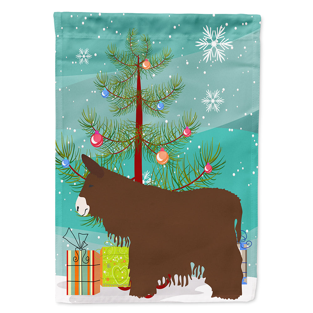 Poitou Poiteuin Donkey Christmas Flag Canvas House Size BB9219CHF  the-store.com.