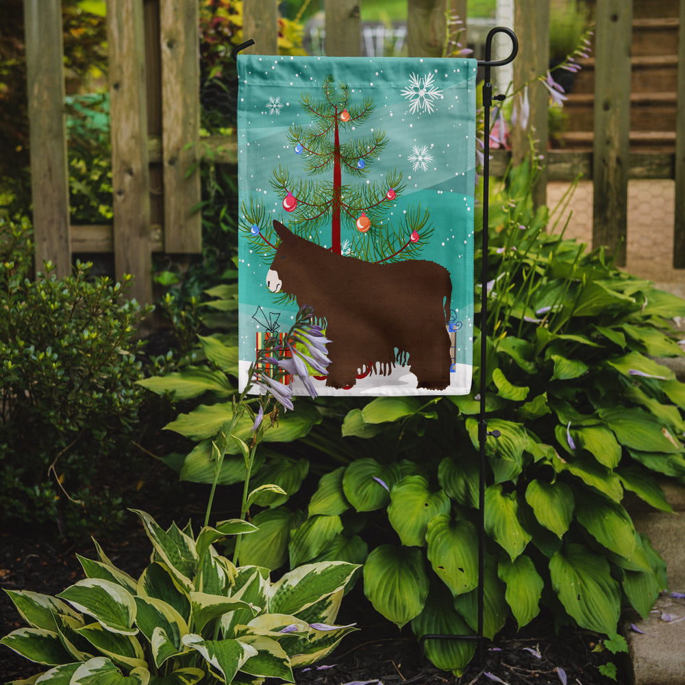 Poitou Poiteuin Donkey Christmas Flag Garden Size BB9219GF  the-store.com.