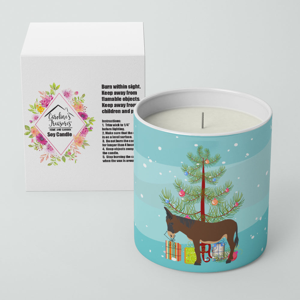 Zamorano-Leones Donkey Christmas 10 oz Decorative Soy Candle - the-store.com