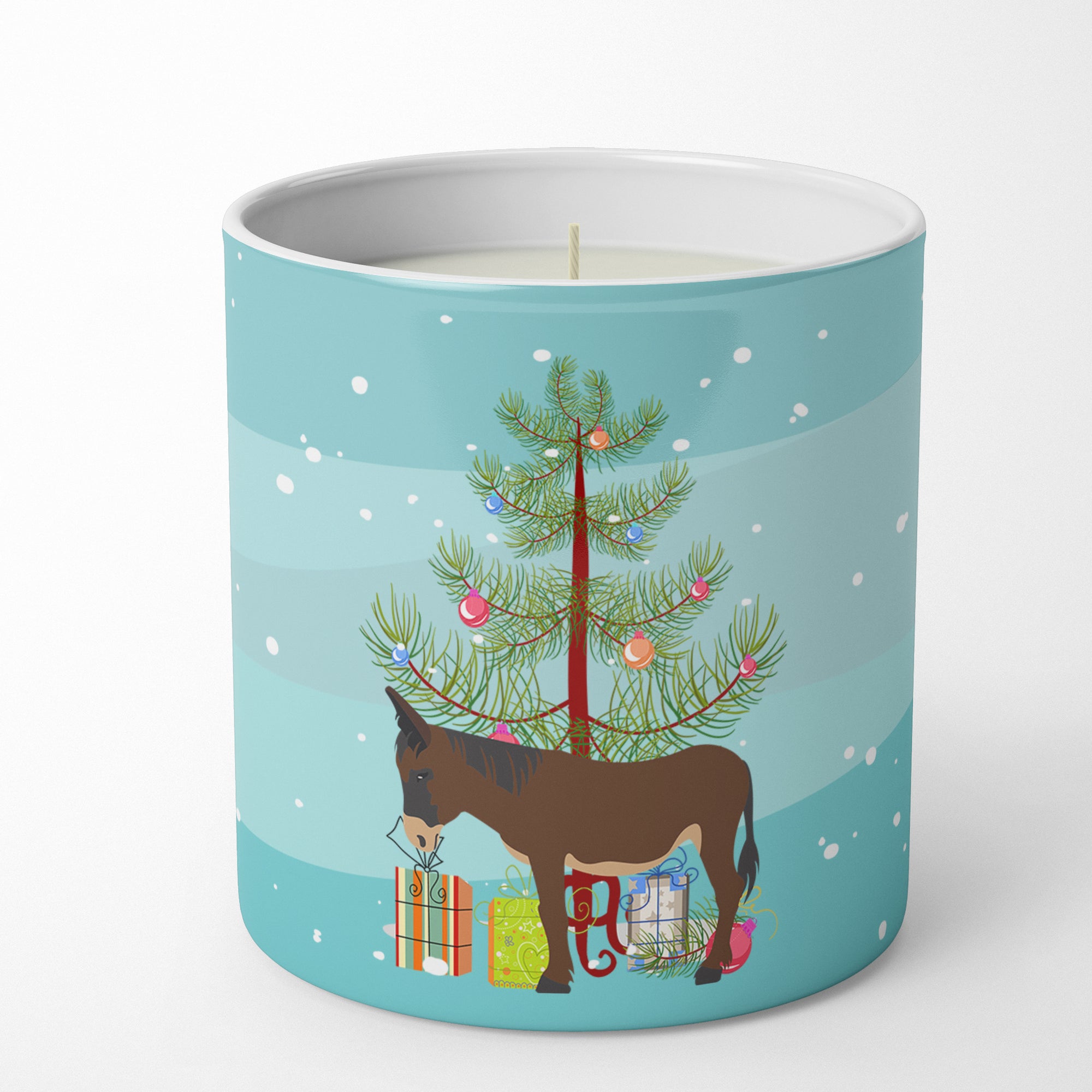 Buy this Zamorano-Leones Donkey Christmas 10 oz Decorative Soy Candle