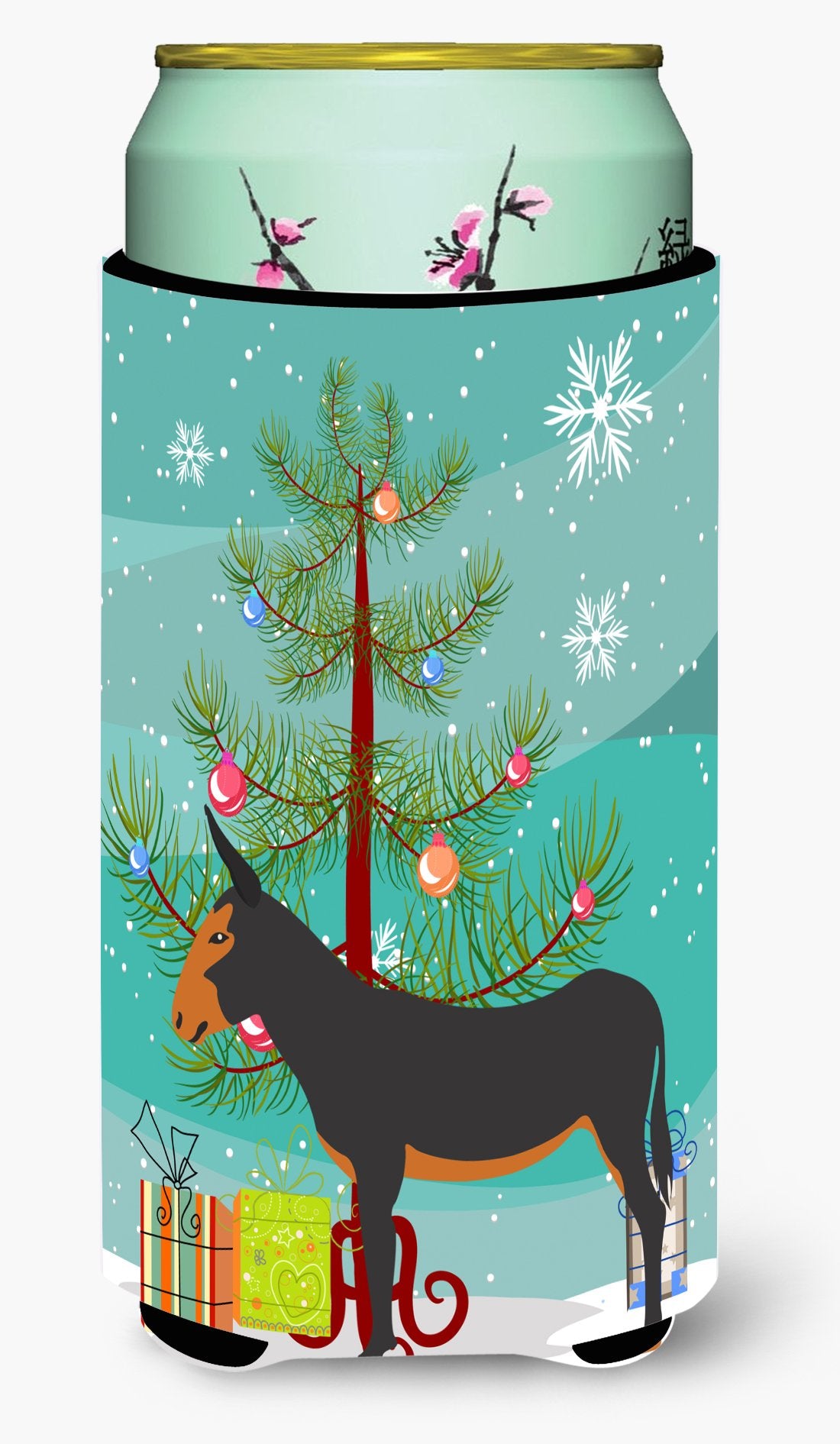 Catalan Donkey Christmas Tall Boy Beverage Insulator Hugger BB9222TBC by Caroline's Treasures