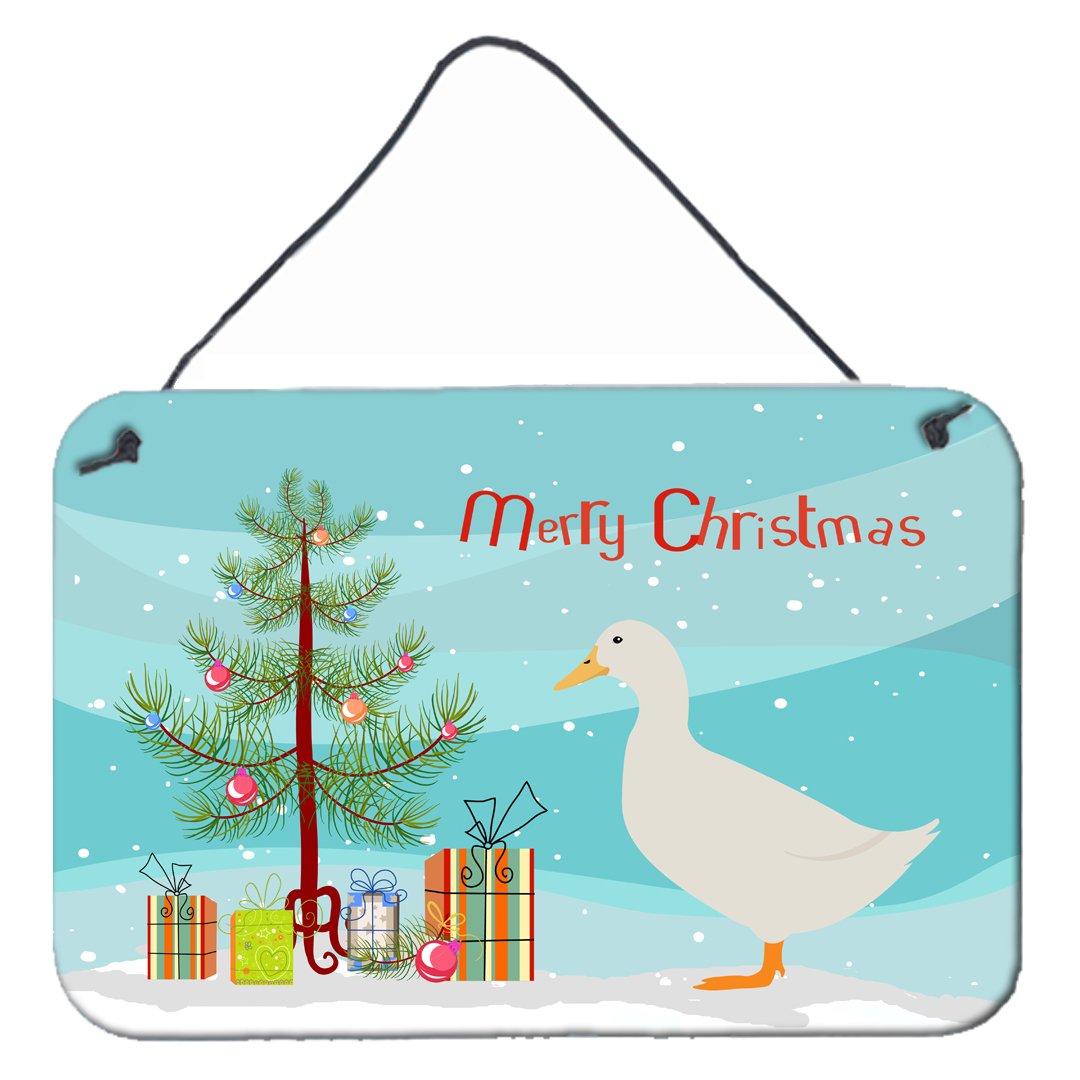 American Pekin Duck Christmas Wall or Door Hanging Prints BB9227DS812 by Caroline's Treasures