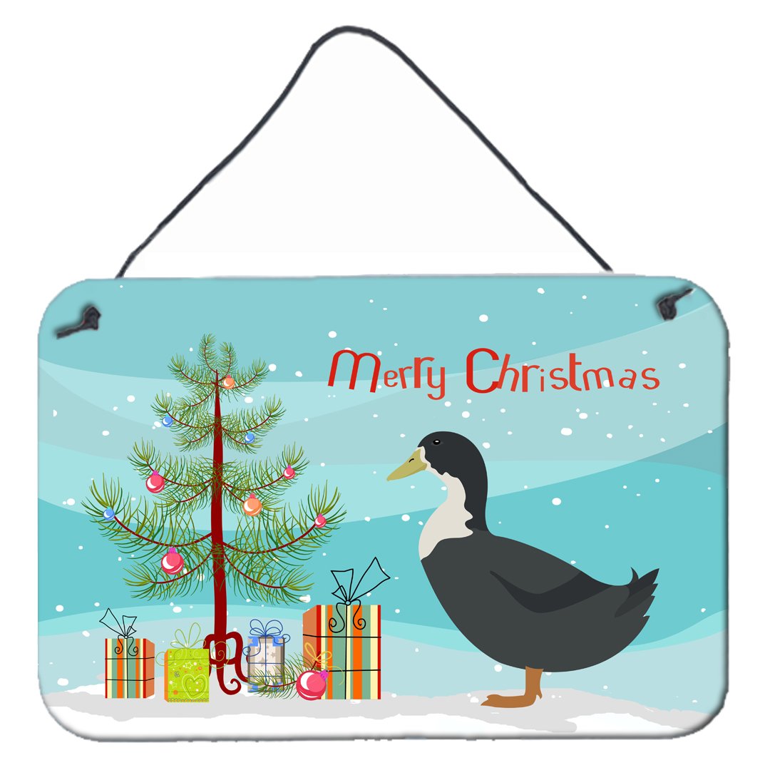 Blue Swedish Duck Christmas Wall or Door Hanging Prints BB9229DS812 by Caroline's Treasures