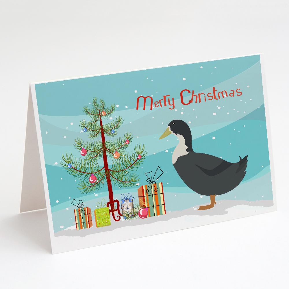 Buy this Blue Swedish Duck Christmas Greeting Cards and Envelopes Pack of 8