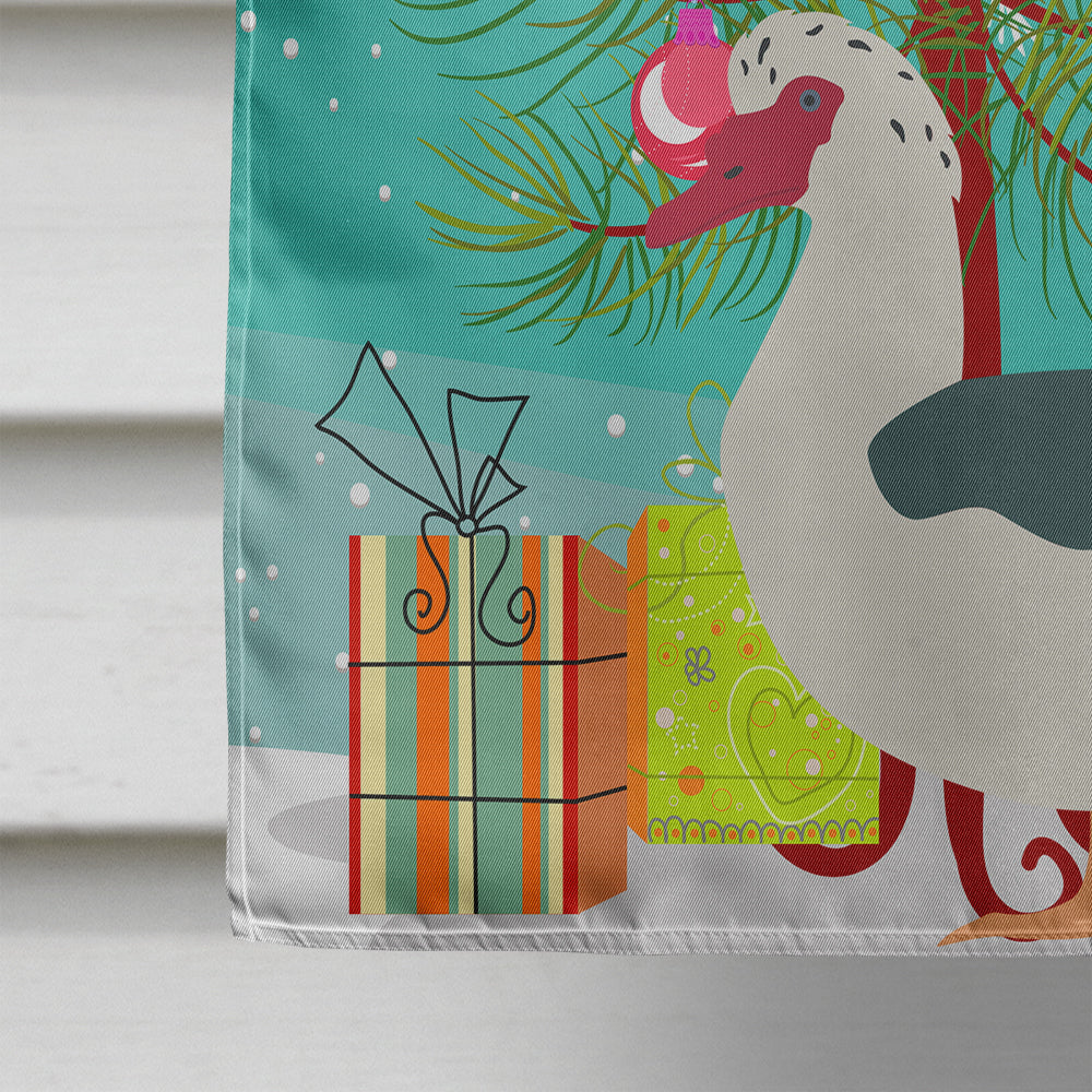 Muscovy Duck Christmas Flag Canvas House Size BB9231CHF  the-store.com.