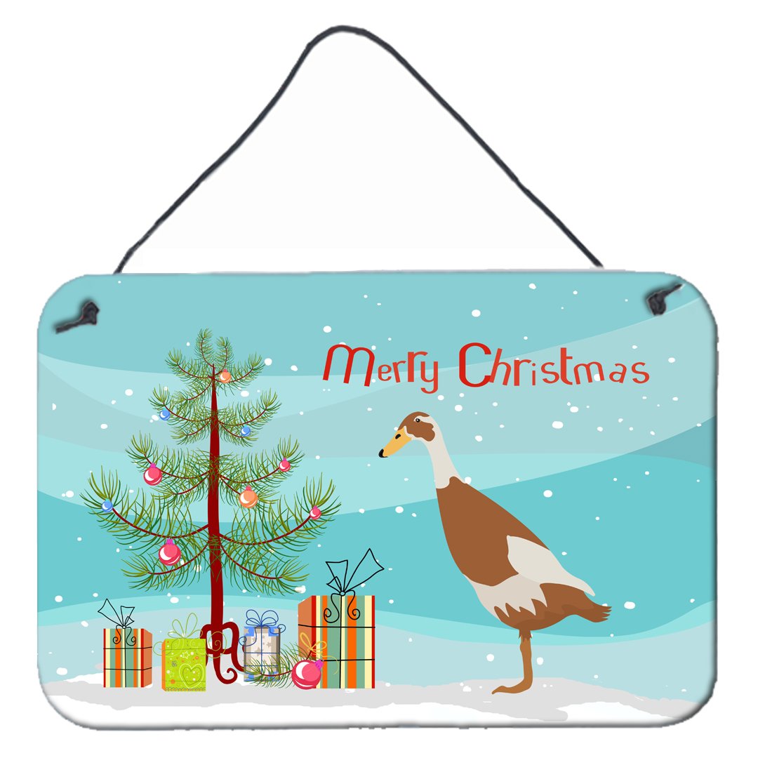 Indian Runner Duck Christmas Wall or Door Hanging Prints BB9232DS812 by Caroline's Treasures