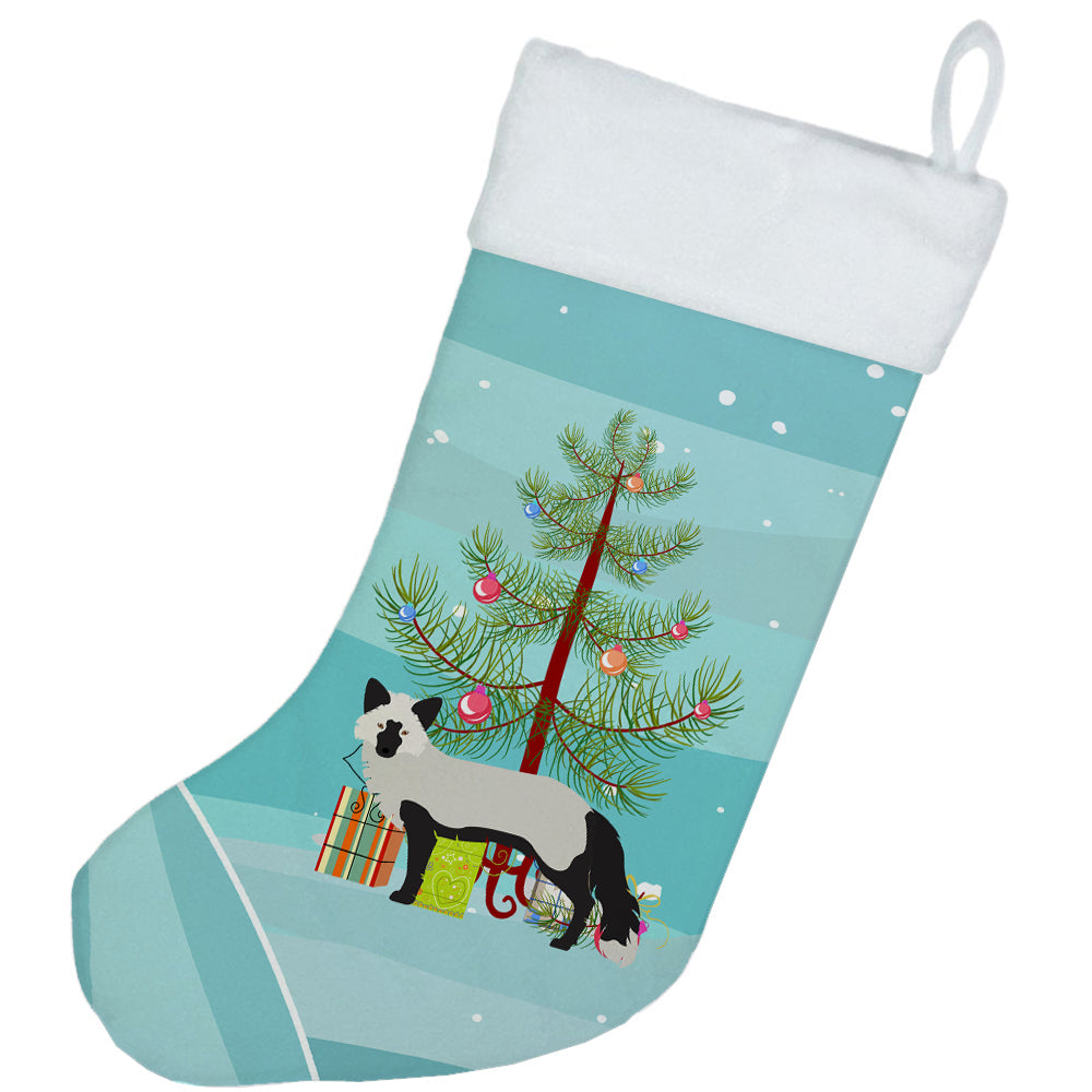 Silver Fox Christmas Christmas Stocking BB9238CS  the-store.com.