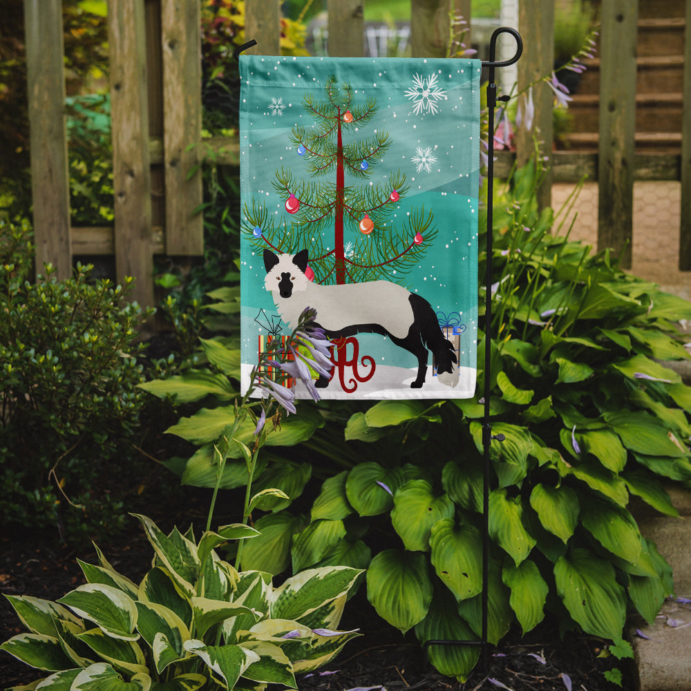 Silver Fox Christmas Flag Garden Size BB9238GF  the-store.com.