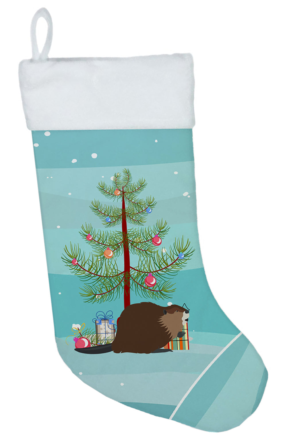 Eurasian Beaver Christmas Christmas Stocking BB9240CS  the-store.com.