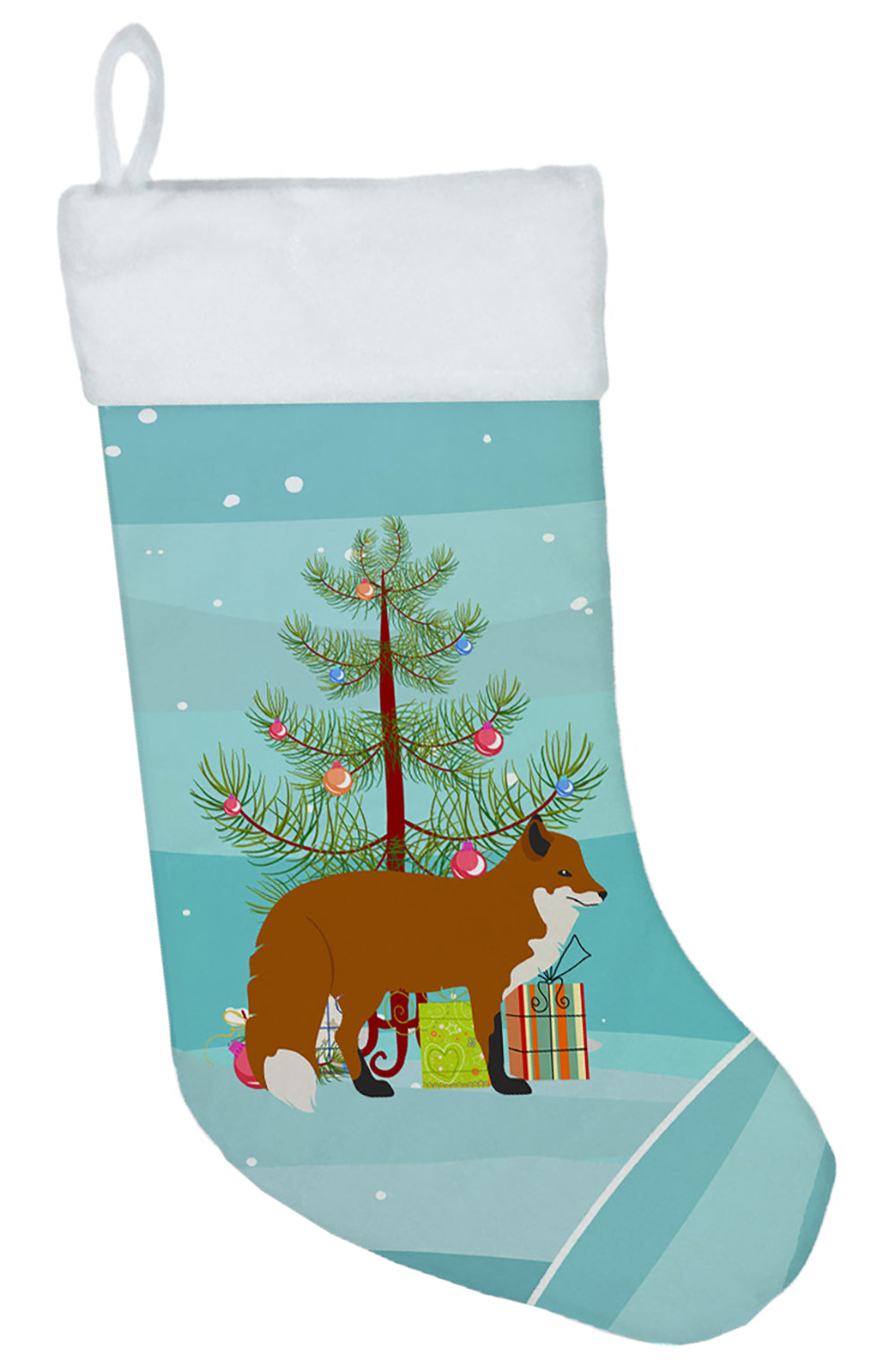 Red Fox Christmas Christmas Stocking BB9243CS  the-store.com.