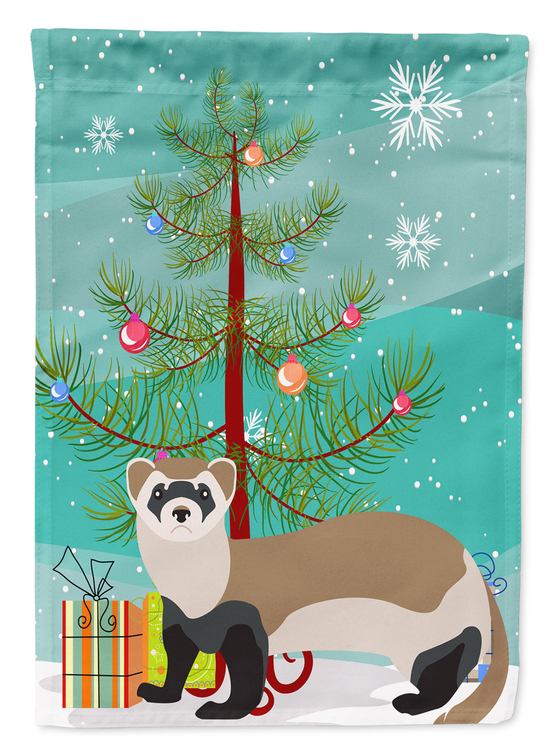 Ferret Christmas Flag Garden Size BB9245GF  the-store.com.