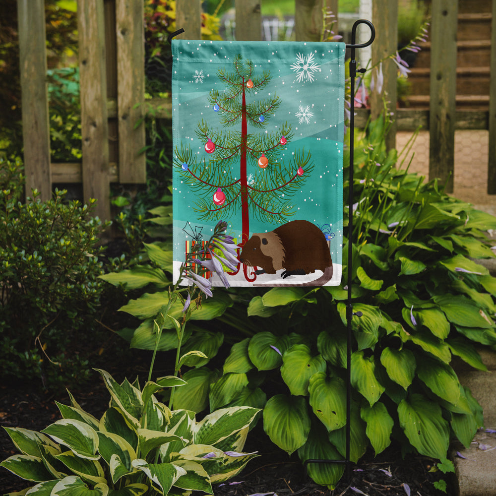 Coypu Nutria River Rat Christmas Flag Garden Size BB9246GF  the-store.com.