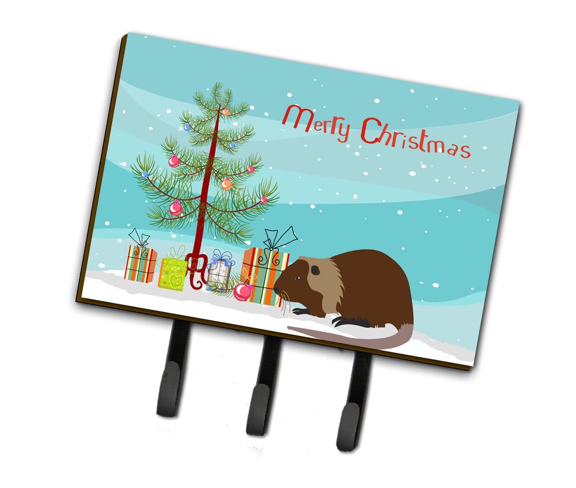 Coypu Nutria River Rat Christmas Leash or Key Holder BB9246TH68  the-store.com.