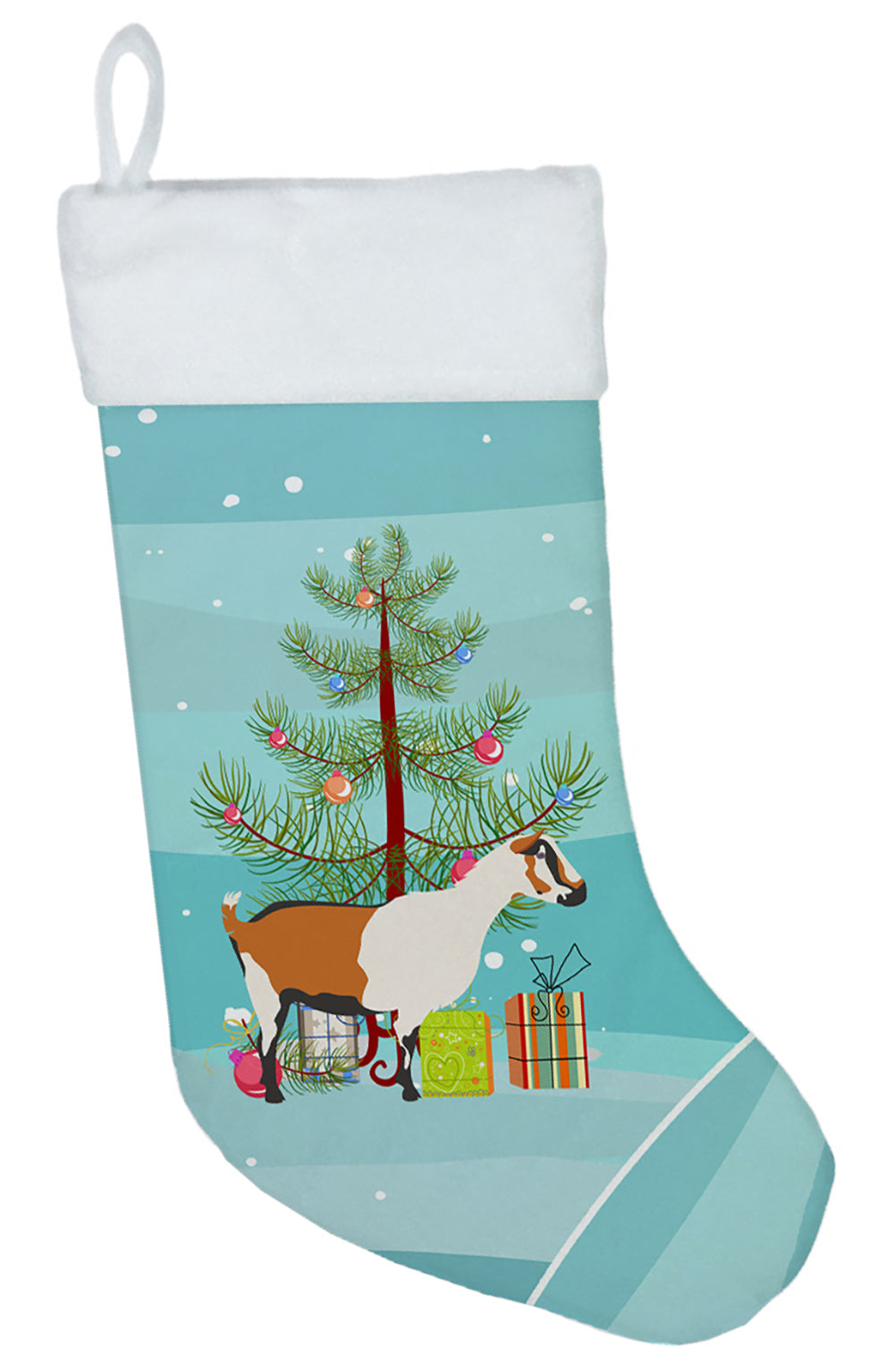 Alpine Goat Christmas Christmas Stocking BB9247CS  the-store.com.