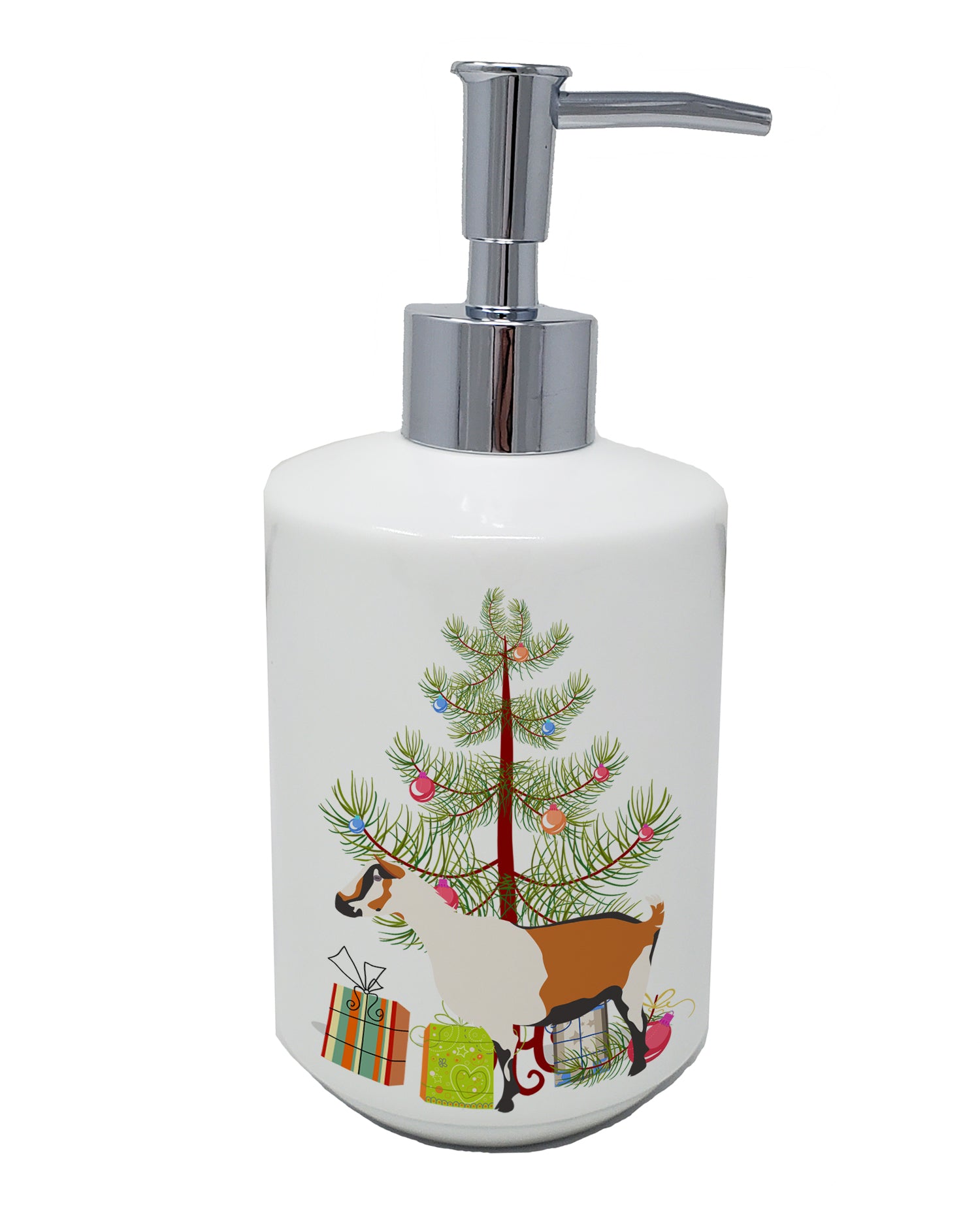 Buy this Alpine Goat Christmas Ceramic Soap Dispenser