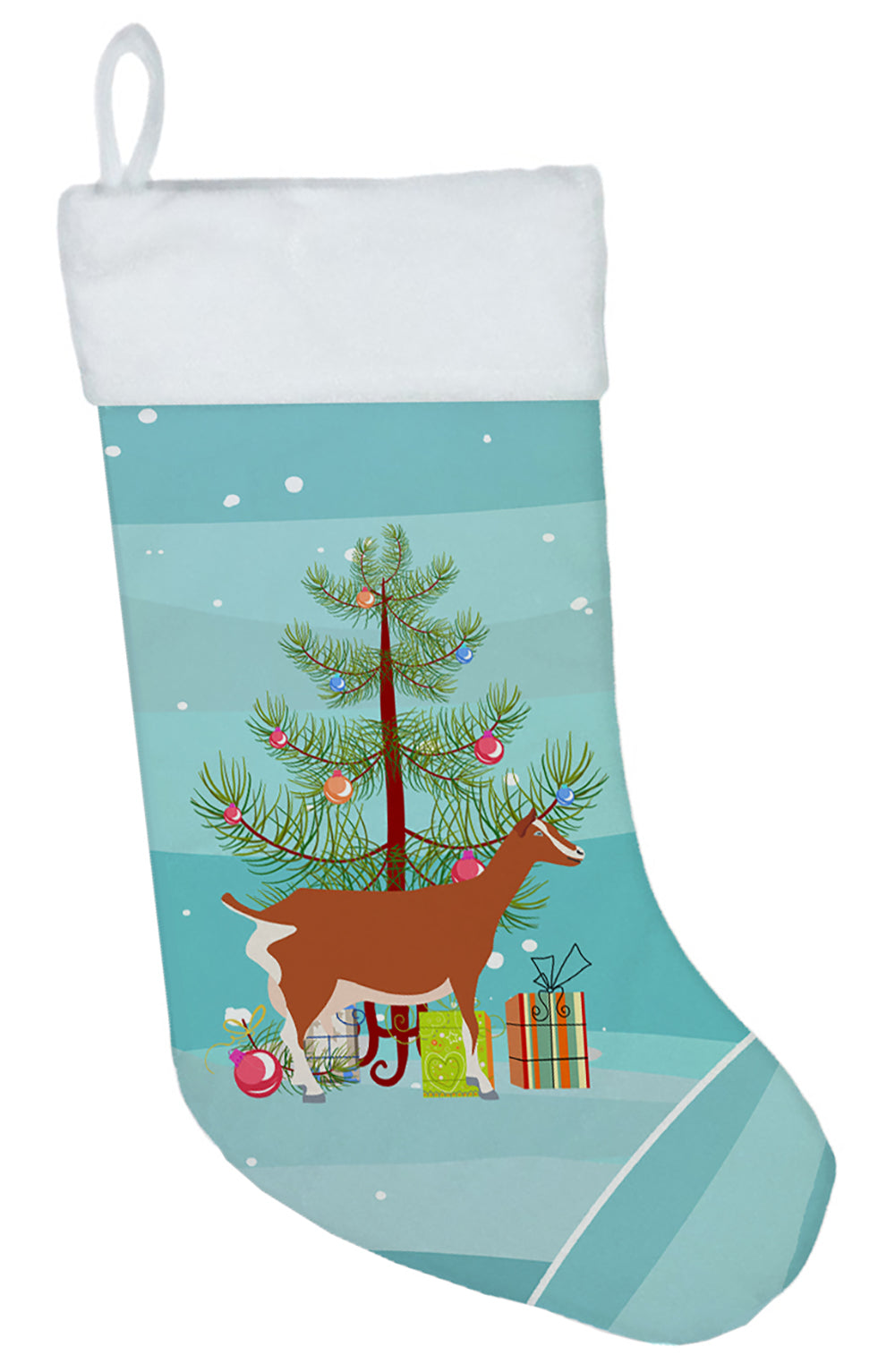 Toggenburger Goat Christmas Christmas Stocking BB9248CS  the-store.com.