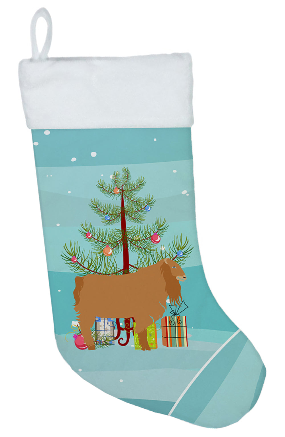 American Lamancha Goat Christmas Christmas Stocking BB9252CS  the-store.com.