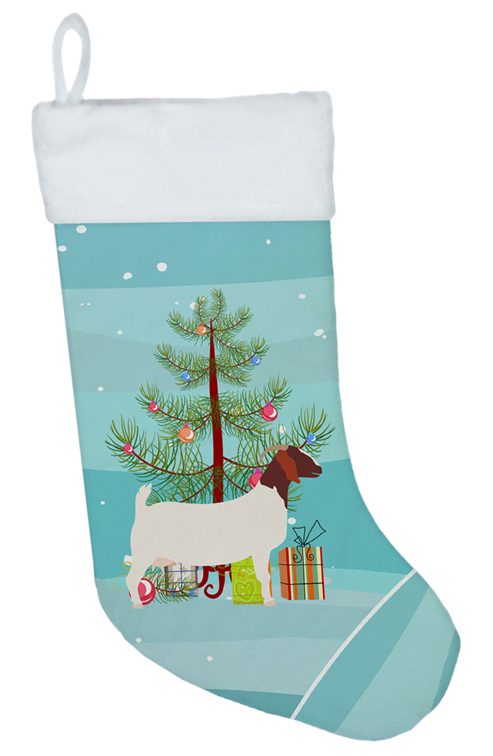 Boer Goat Christmas Christmas Stocking BB9253CS  the-store.com.