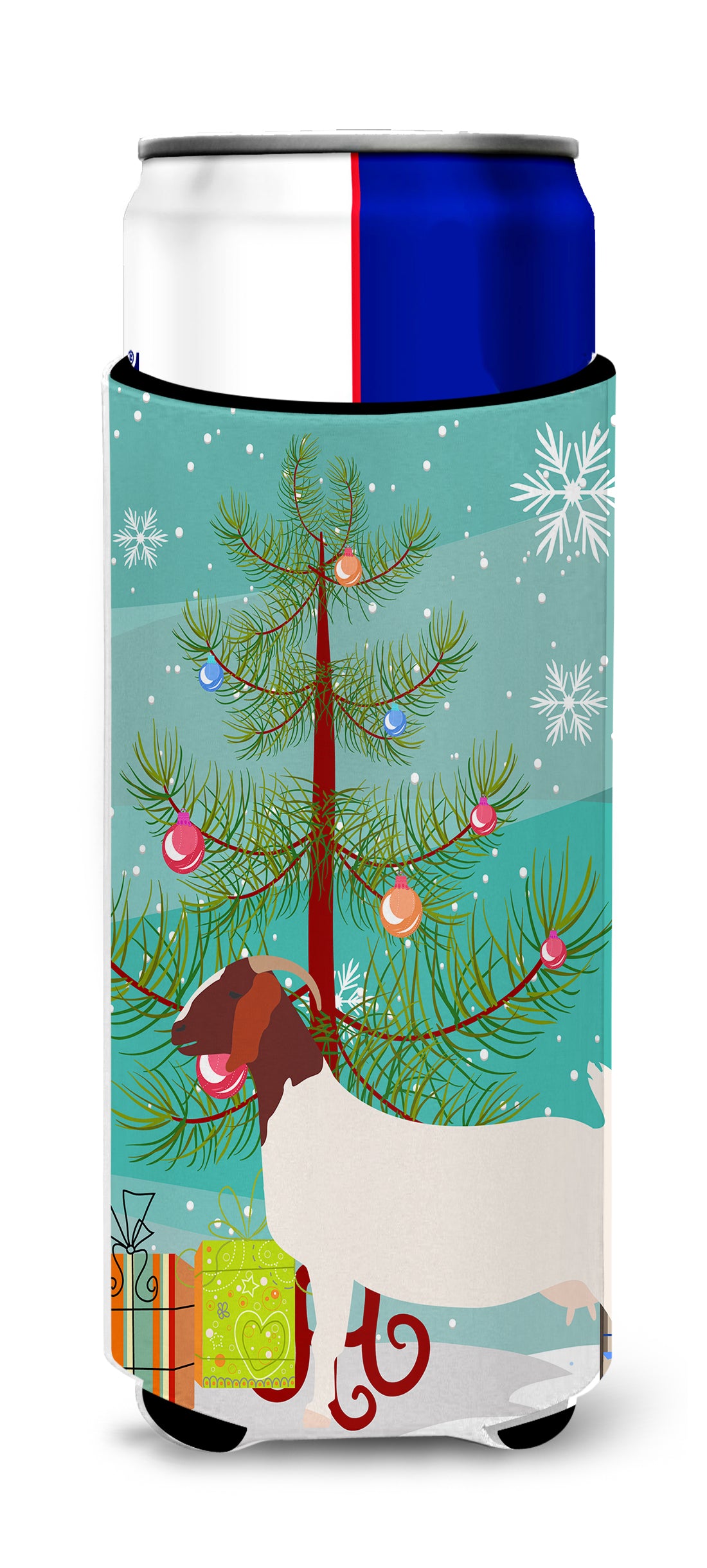 Boer Goat Christmas  Ultra Hugger for slim cans BB9253MUK  the-store.com.