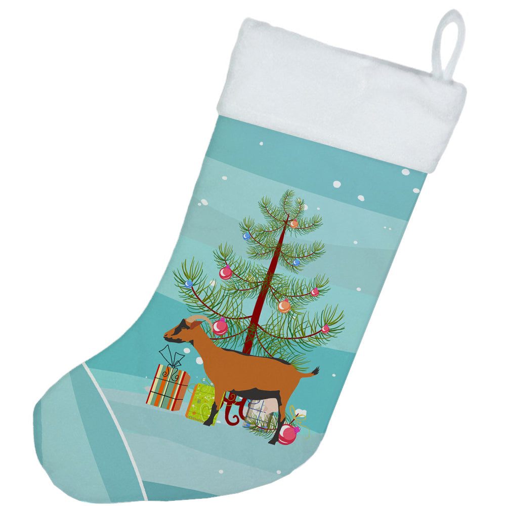 Oberhasli Goat Christmas Christmas Stocking BB9255CS  the-store.com.