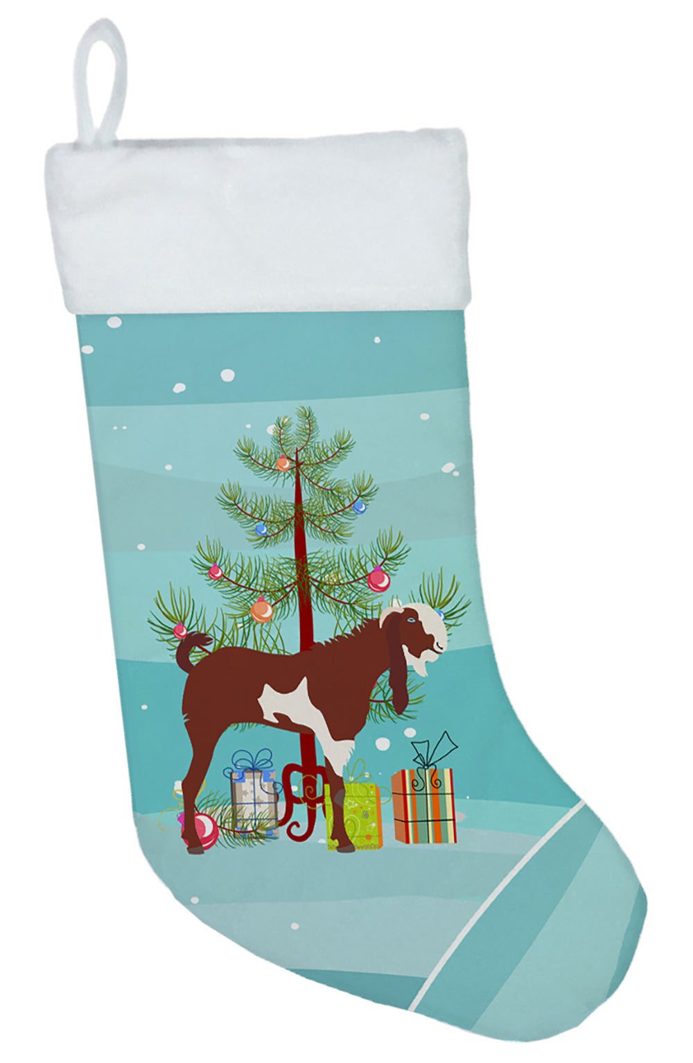 Jamnapari Goat Christmas Christmas Stocking BB9257CS  the-store.com.