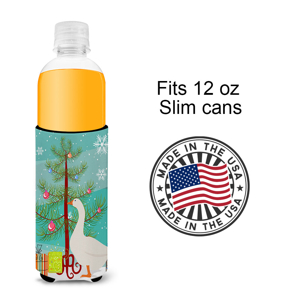 Embden Goose Christmas  Ultra Hugger for slim cans BB9259MUK  the-store.com.