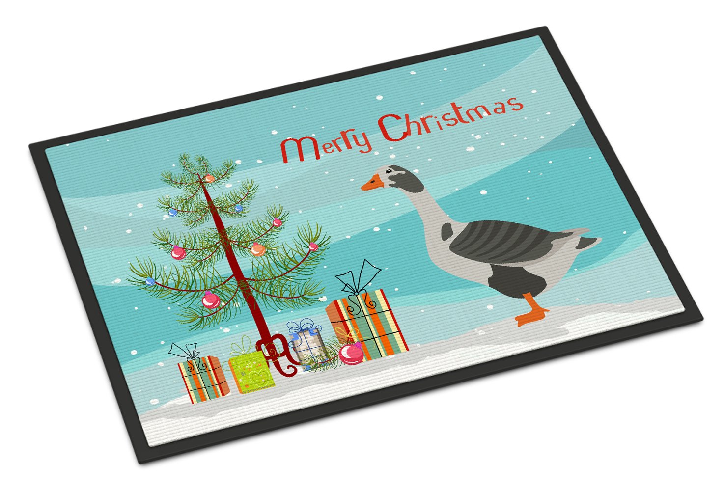 West of England Goose Christmas Indoor or Outdoor Mat 24x36 BB9262JMAT by Caroline's Treasures