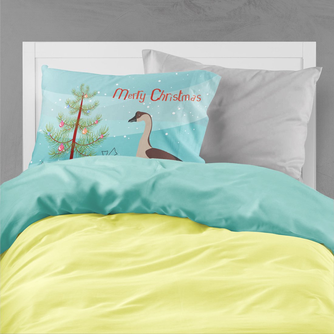 Chinese Goose Christmas Fabric Standard Pillowcase BB9263PILLOWCASE by Caroline's Treasures