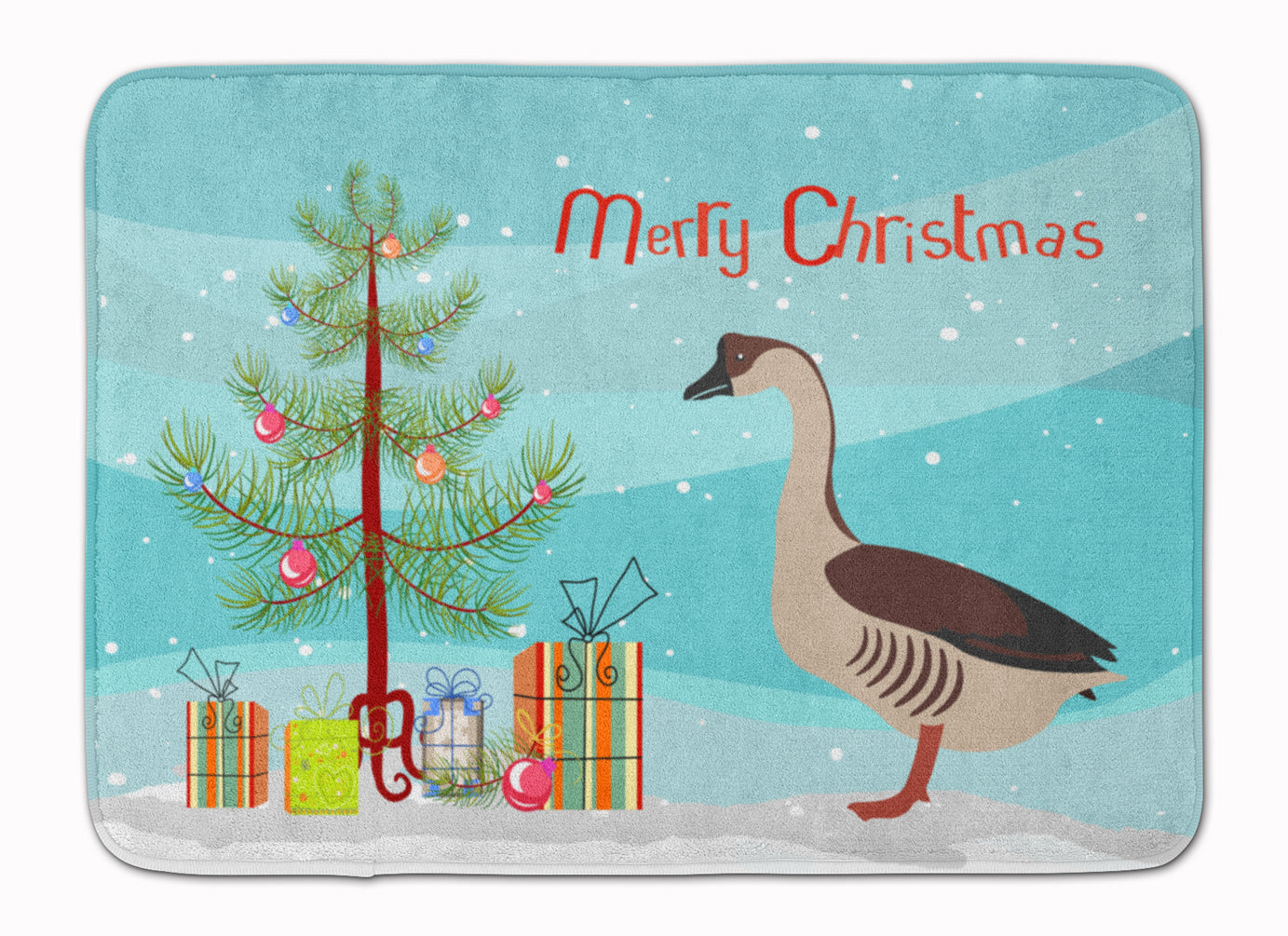 Chinese Goose Christmas Machine Washable Memory Foam Mat BB9263RUG - the-store.com