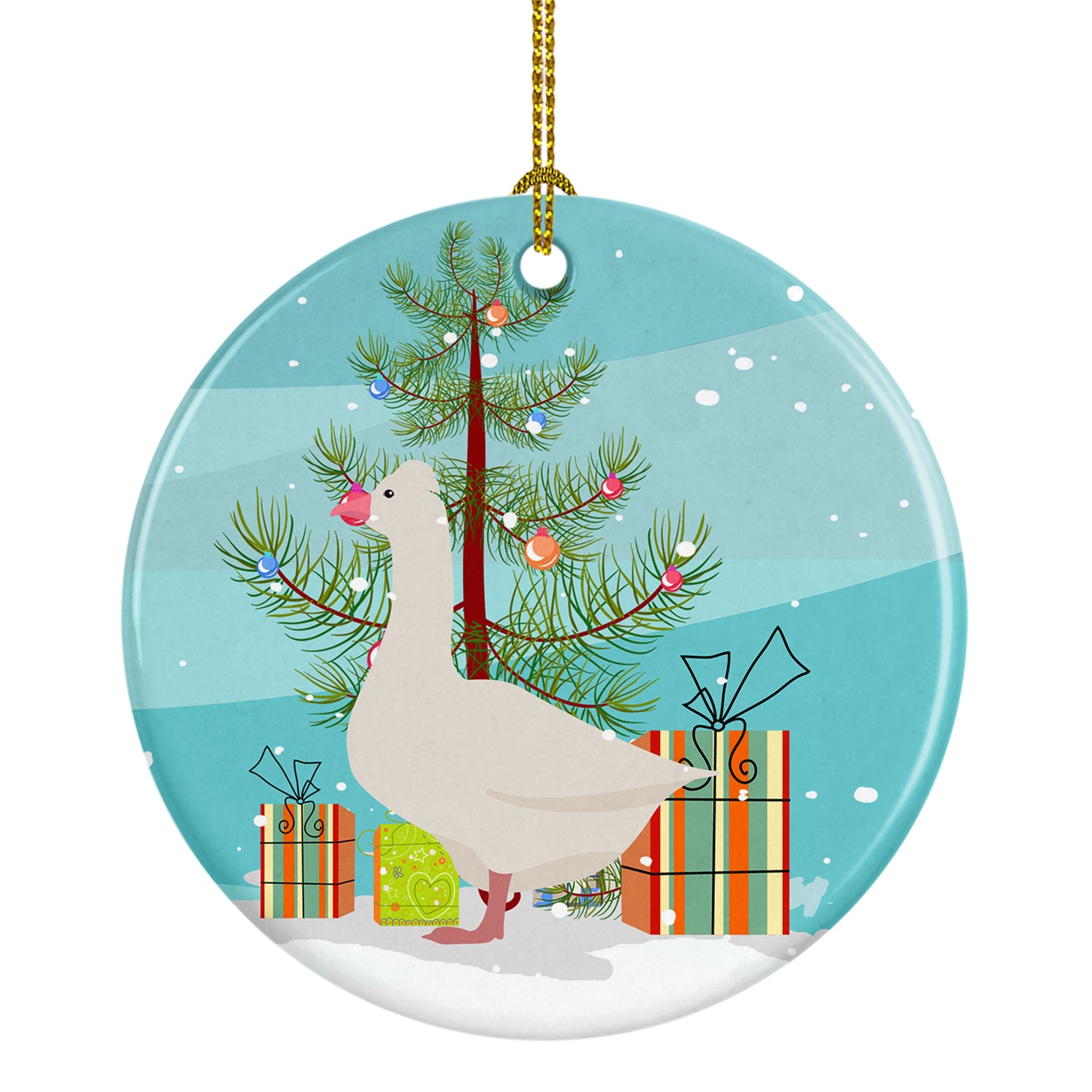 Roman Goose Christmas Ceramic Ornament BB9265CO1 - the-store.com