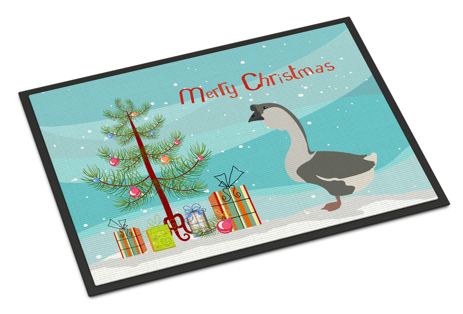 African Goose Christmas Indoor or Outdoor Mat 18x27 BB9266MAT - the-store.com