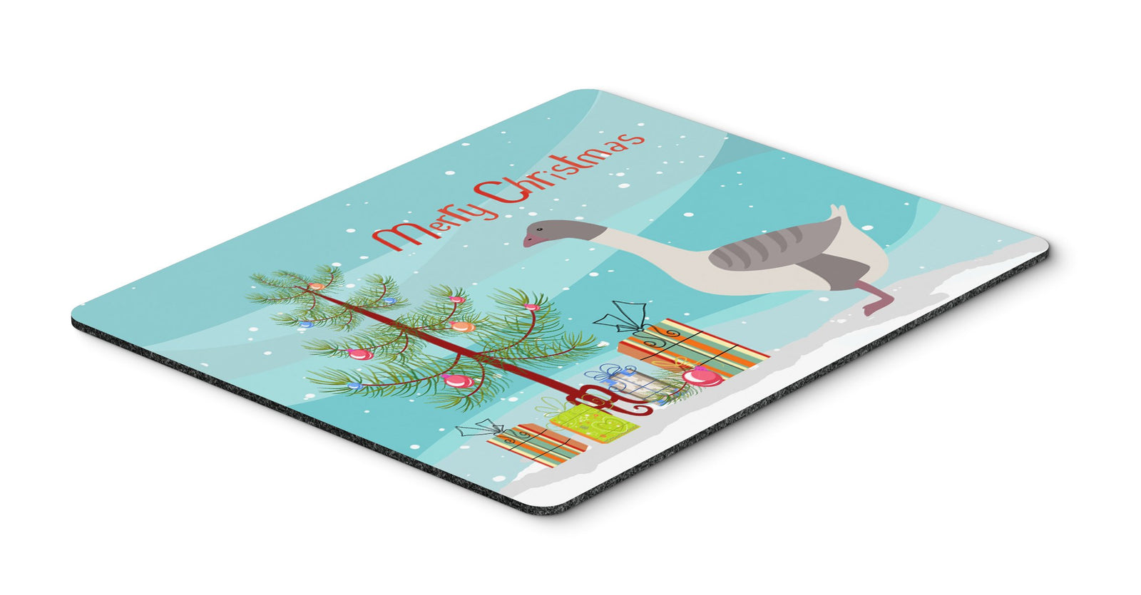 Buff Grey Back Goose Christmas Mouse Pad, Hot Pad or Trivet BB9268MP by Caroline's Treasures