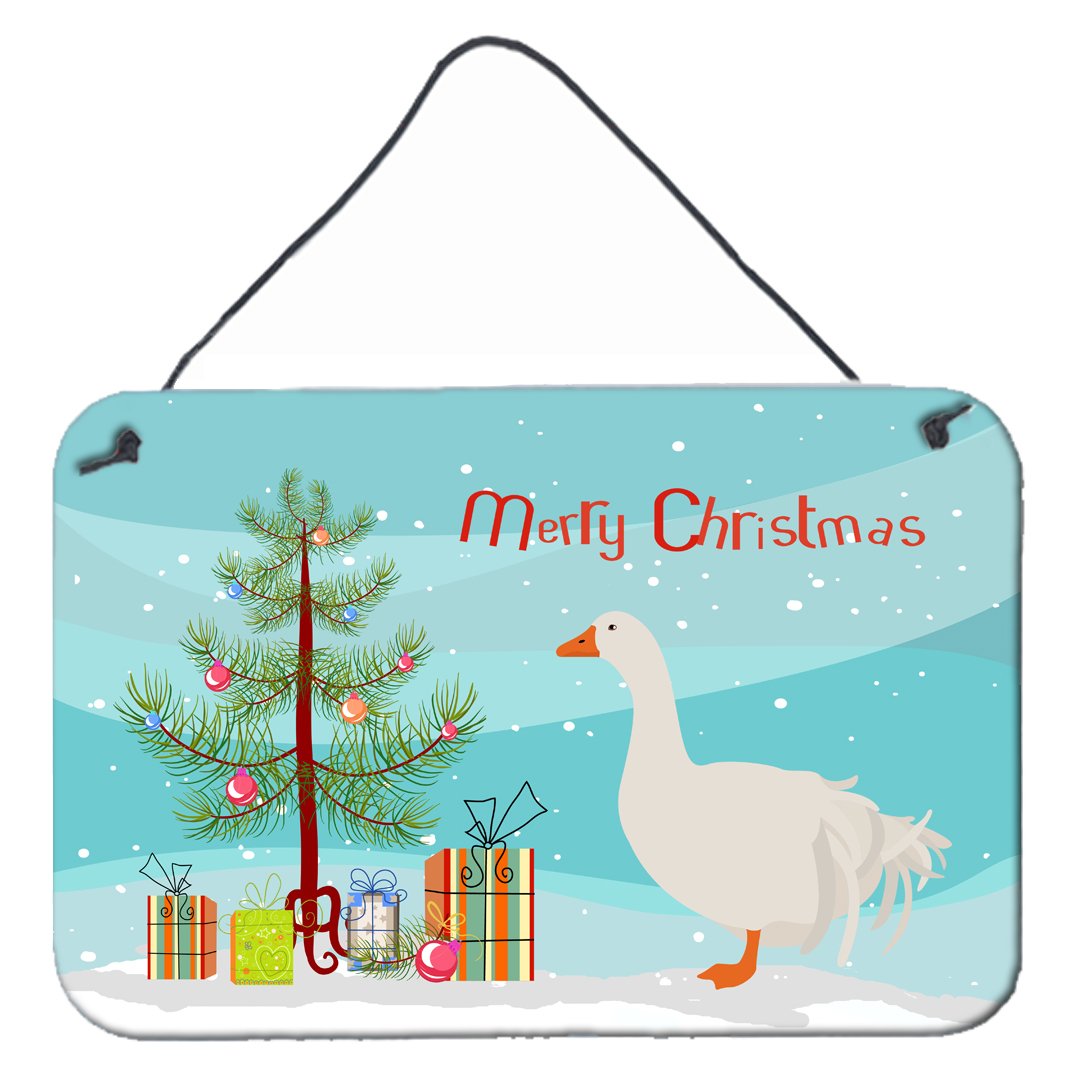 Sebastopol Goose Christmas Wall or Door Hanging Prints BB9269DS812 by Caroline's Treasures