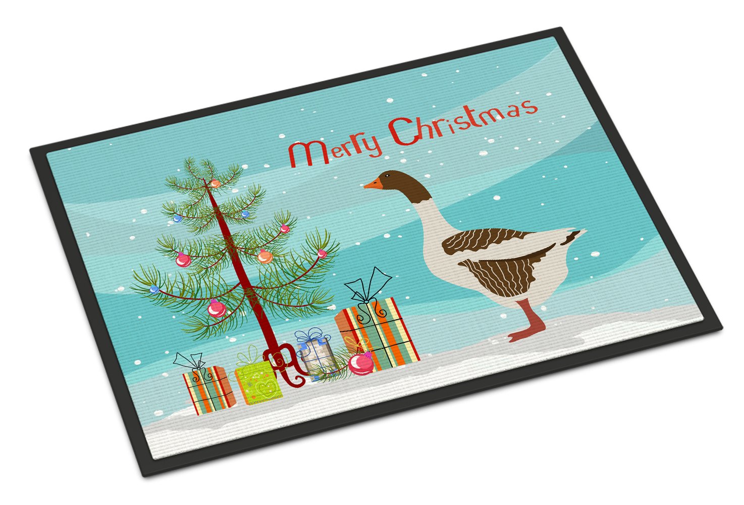 Pomeranian Rogener Goose Christmas Indoor or Outdoor Mat 24x36 BB9270JMAT by Caroline's Treasures